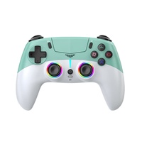 Kontroler Game PS5 untuk PC Android iOS RGB Six Axis Hall Trigger Wireless Gamepad