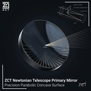 Espejo Primario Cóncavo para Telescopio <span class=keywords><strong>Newtoniano</strong></span>, <span class=keywords><strong>Reflector</strong></span> Óptico para Observación Astronómica, Telescopios DIY y Sistemas de Imagen - Product Image 1