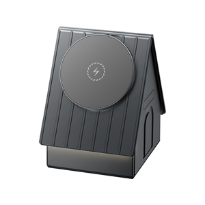 Chargeur sans fil magnétique <span class=keywords><strong>3</strong></span>-en-1 à <span class=keywords><strong>commande</strong></span> <span class=keywords><strong>tactile</strong></span> 15W, design maison avec veilleuse chaude pour téléphone, montre et écouteurs, logo personnalisé OEM - Product Image 2