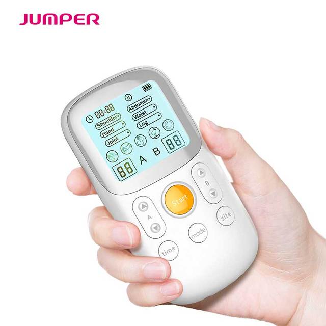Jumper JPD-ES200 Electronic Pulse 4 Electrode Pads Massager for Relief Pain TENS Unit