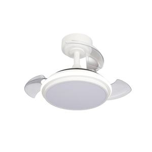 Mute Design Professional Indoor Home Living Room 36 Inch 42 Inch Retractable Invisible BLDC Motor <b>Led</b> <b>Ceiling</b> <b>Fan</b> With Light - Product Image 1