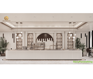 Panadería francesa Cafetería Diseño de interiores Pastelería moderna Mostrador de exhibición Constructor Cómodo Café Restaurante Muebles Conjunto en venta - Product Image 1