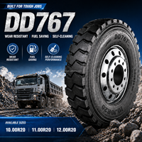Neumático TBR Nuevo DD767 AIRLAND de Fábrica China, 12.00R20 11.00R20 10.00R20, Neumáticos Radiales Sin Cámara Duraderos para Camiones de Servicio Pesado y Minería