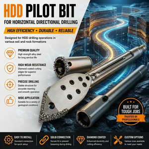 Foret de guidage Drillsoltek HDD pour la construction sans tranchée, longue durée de vie, haute efficacité - Product Image 2