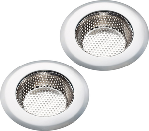 Moderno lavello da cucina filtro ampio bordo 4.5 \ "diametro <span class=keywords><strong>acciaio</strong></span> inox e Silicone <span class=keywords><strong>scolapasta</strong></span> - Product Image 1
