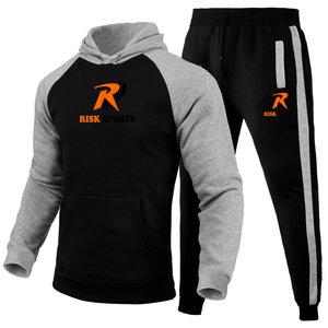 Survêtements pour hommes en molleton 100% coton de haute qualité, respirants, grandes tailles, logo personnalisé, vêtements décontractés d'hiver. - Product Image 3