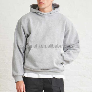 Hoodie Essentiel Sans Cordon 400 g/m² pour Homme, en Coton Oversize, Personnalisable, en Molleton Bouclette Lourd, Coupe Courte – Fabricant - Product Image 2