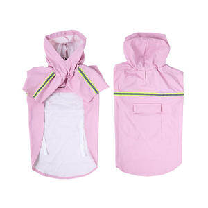 Sıcak satış yansıtıcı pelerin tarzı Pet panço tasma eki katı kapşonlu yağmurluk büyük köpekler için kış açık yağmur dişli - Product Image 6