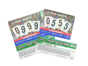 Numéro de Compétition Personnalisé en Tissu pour Marathon – Marque pour Événements Sportifs, Compétitions d'Athlétisme, Course Personnalisée en Polyester - Product Image 1