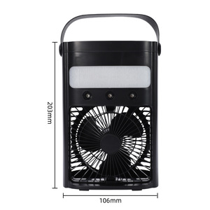 Portable <b>Mini</b> <b>Desk</b> Fan With Humidifier 106mm X 203mm USB Powered Silent Cooling Fan For Home Office Use - Product Image 1