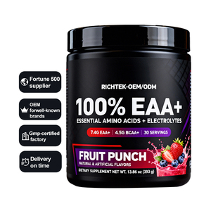 Vente en gros d'apport énergétique continu BCAA Plus Récupération EAA Supplément d'acides aminés Bêta Alanine Caféine sous forme posologique en poudre - Product Image 1