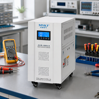 Régulateur de tension triphasé AC robuste 380V-10kVA SVC à bobine en cuivre haute précision pour usage industriel
