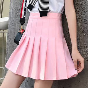 <span class=keywords><strong>Falda</strong></span> corta de cintura alta para mujer, <span class=keywords><strong>Falda</strong></span> plisada a cuadros para estudiantes, minifaldas Kawaii para baile - Product Image 2