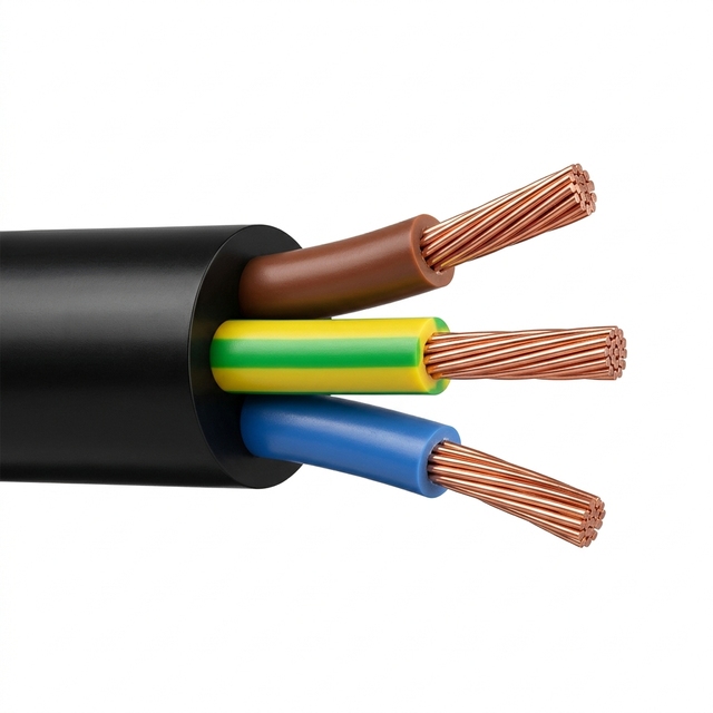 CE Certified 3 Core 1.5 2.5 4.0 Mm2 Pure Reddish-copper PVC Insulated Rubber Sheathed 1 KV Power Cable for Welding 1.5-240mm2 16