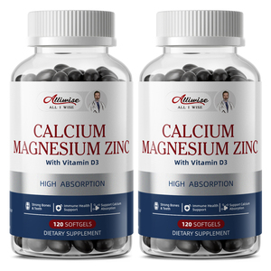 Mejor Precio, 120 Cápsulas de Citrato de Calcio, <span class=keywords><strong>Magnesio</strong></span> <span class=keywords><strong>y</strong></span> <span class=keywords><strong>Zinc</strong></span> Sin Soya con Vitamina D3, Complejo de <span class=keywords><strong>Magnesio</strong></span> - Product Image 1