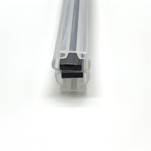 Tira de sellado de borde de plástico transparente impermeable, tapón de <span class=keywords><strong>ducha</strong></span>, puerta de vidrio, sello magnético de PVC, venta al por mayor - Product Image 4