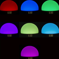 Réveil numérique personnalisé avec logo, simulation du lever du soleil, fonction snooze, USB, pour cadeau promotionnel d'entreprise, bureau, table