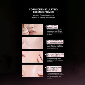 FiGi Cordyceps Sculpting Essence Primer 40g Double Brevet Hydratant Unifiant Teint Base de Maquillage Soin Éclaircissant Crème Isolante - Product Image 5
