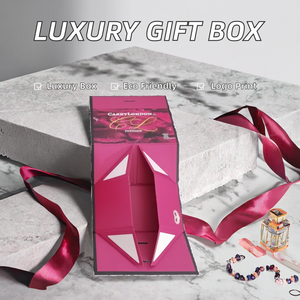 Caja de Regalo de Cartón Blanco Personalizada para Velas y Marcos de Fotos, Impresión con Acabado Especial, Embalaje de Lujo Reciclable para Venta Minorista con Asa - Product Image 2
