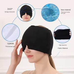 Compresa fría y caliente Gel para la salud de los ojos Máscara de hielo Migraña Fisioterapia Capucha de enfermería Comodidad y alivio óptimos para los ojos - Product Image 3