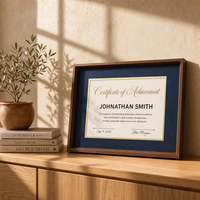 Cadre photo personnalisé HuaJia à changement de couleur, cadre personnalisé pour diplôme en plastique, vente en gros, cadre créatif mural pour certificat