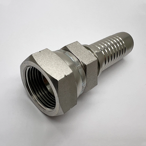 Áp Lực Cao Crimptype Banjo Nữ Xoay Thủy Lực Ống Ống Uốn Cong Cap Ferrule Nén Khuỷu Tay End Barb Flare Mặt Bích Phù Hợp - Product Image 1