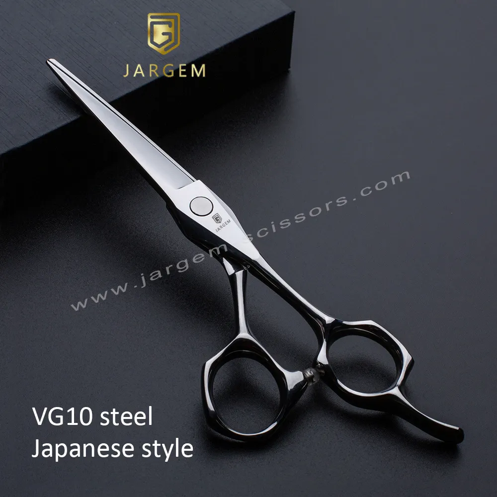 Ciseaux de coiffure professionnels, style japonais, coupe de cheveux, barbier, VG10