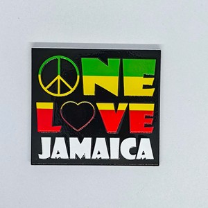 Hot Sale Jamaica <strong>Reggae</strong> One Love Theme Resin Fridge Magnet,Jamaican Rasta Flag Palm Tree Refrigerator Magnet for Souvenir <strong>Gifts</strong> - Product Image 2