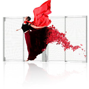 Trong nhà P3.9-7.8 trong suốt Màn hình hiển thị LED Độ phân giải cao <span class=keywords><strong>video</strong></span> tường <span class=keywords><strong>v</strong></span>à quảng cáo Màn hình LED cho trung tâm mua sắm Showcase - Product Image 3