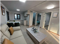Maison préfabriquée préconstruite en conteneur de 40 pieds, extensible, avec salle de bain, villa, maison mobile, maison préfabriquée