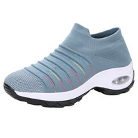 Nouvelles Chaussures de Sport Hiver 2025 Grande Taille pour la Course à Pied, Semelle Extérieure EVA, Amorti d'Air, Tissu Volant Respirant, Doublure Coton, Décontractées et Tendance