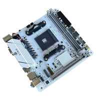 Kartu jaringan Gigabit WIFI M.2 komputer Desktop faktor bentuk ITX kecil DDR4 Motherboard Dual Channel B450-ITX baru