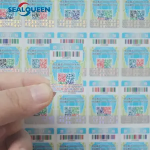 Étiquette autocollante de code QR, autocollant de scellage, fait à la main, Anti-faux, de sécurité, personnalisé, nouvelle collection