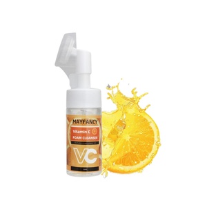 Nettoyant moussant pour le visage à l'acide kojique VC, nettoyant exfoliant en profondeur, tampons exfoliants à la nicotinamide pour les peaux grasses, les taches sombres, nettoyant facial - Product Image 1