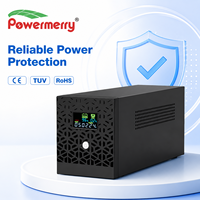 UPS Interactivo de Línea de 1200VA 720W, 230Vac 50Hz, AVR, Onda Sinusoidal Simulada, Batería Dual de 12V 7Ah para Computadora, Router, POS, CCTV, Respaldo