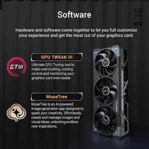 Tarjeta Gráfica de Escritorio TUF Gaming GeForce RTX 5080 16GB GDDR7 OC Edition, Nueva, con Ventilador, PCI Express 4.0 16X - Product Image 6