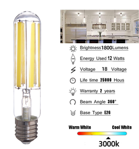 Chất Lượng Cao Trang Trí Nội Thất Sang Trọng Độc Đáo Hight Độ Sáng Hình Ống Cổ Điển Đèn E27 LED Ánh Sáng Filament - Product Image 5