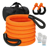 Cordon de remorquage Kinetic Recovery 100% nylon avec revêtement PU, manchon de protection et sac de transport pour 4x4, SUV, ATV, tracteur