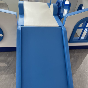 Bateau de jeu intérieur coloré et mignon pour enfants, idéal pour les crèches, les cafés et les restaurants, équipement de jeu souple et durable - Product Image 3
