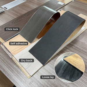 Revêtement <span class=keywords><strong>de</strong></span> sol en <span class=keywords><strong>vinyle</strong></span> <span class=keywords><strong>de</strong></span> luxe <span class=keywords><strong>de</strong></span> qualité commerciale avec dalles collées <span class=keywords><strong>de</strong></span> 5 mm, résistant à l'eau, à coller (LVP/LVT) - Product Image 1