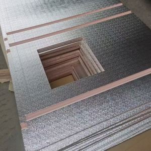 PIR pre-cách điện Duct Bảng điều chỉnh hai mặt nhôm <span class=keywords><strong>Phenolic</strong></span> bọt tấm cách nhiệt chống cháy cách nhiệt phòng lạnh hội thảo ăn uống - Product Image 2