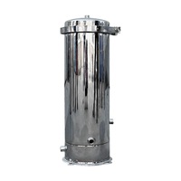 Boîtier de filtre à eau industriel multi-sacs en bois pour hôtels et moteurs, avec 3 à 16 filtres, ouverture rapide, garantie 1 an, 1000 L/heure