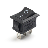 Micro interrupteur à bascule 6A 250Vac Spdt 3 broches Kcd1 2 positions