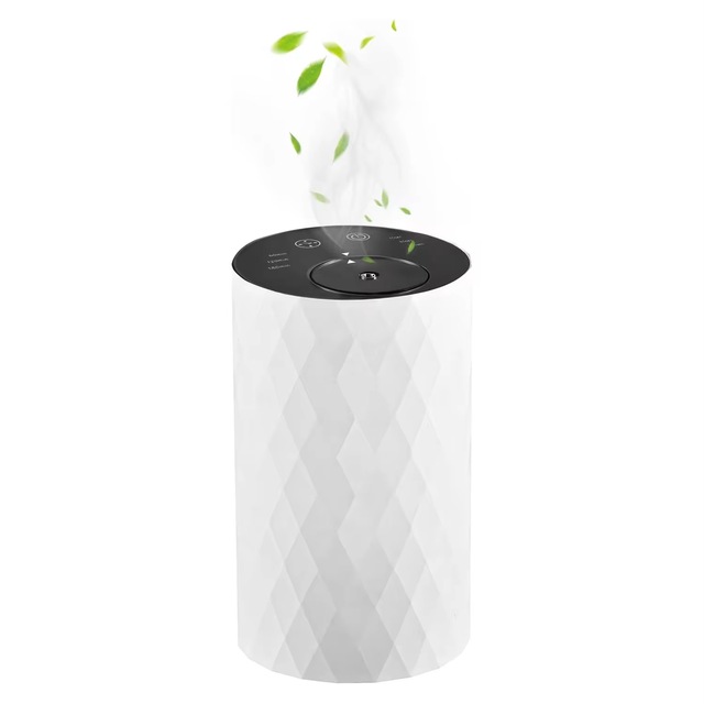 New Ultrasonic Car Aroma Diffuser Air Freshener Suitable for Cars, Rooms, and Offices, Waterless Essential Oil Diffuser