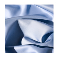 Tissu satiné double face respirant et écologique pour femmes, 61 % acétate, 39 % polyester, tissé pour chemises de printemps et d'été