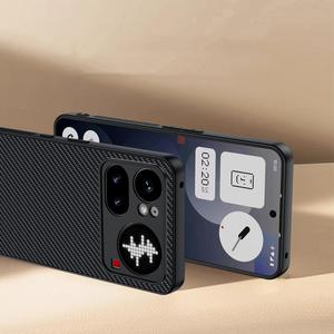Funda para Teléfono Nothing Phone 4a Pro Ultrafina con Textura de <span class=keywords><strong>Fibra</strong></span> de Carbono, Precio Más Bajo - Product Image 3