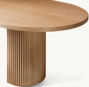 Hiện Đại Chất Lượng Cao Thiết Kế Phòng Ăn Bảng Bảng Đồ Nội Thất Thiết Lập Rắn Sồi Bằng Gỗ Sang Trọng Hình Chữ Nhật Bàn Ăn - Product Image 5