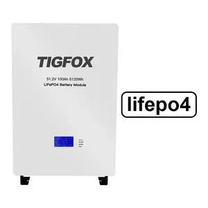 TIGFOX家庭用太陽光発電キットリチウムLifepo4バッテリー48v5kwh6000サイクルオフグリッドエネルギー貯蔵システムソーラーlifepo4バッテリー