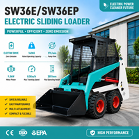 Mini Caricatore Elettrico SW36E con Batteria al Litio 96V per Lavori Edili e Agricoli
