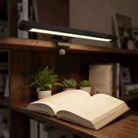 Lampe de bureau LED rectangulaire intelligente avec pince, 20W, CRI 95 élevé, protection oculaire, pour étudiants, lecture, écriture, avec minuterie